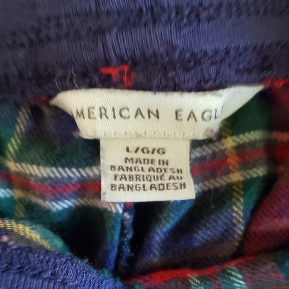 American Eagle Outfitters Plaid Lounge Pants - 2 PAIR Size Large - Picture 8 of 9